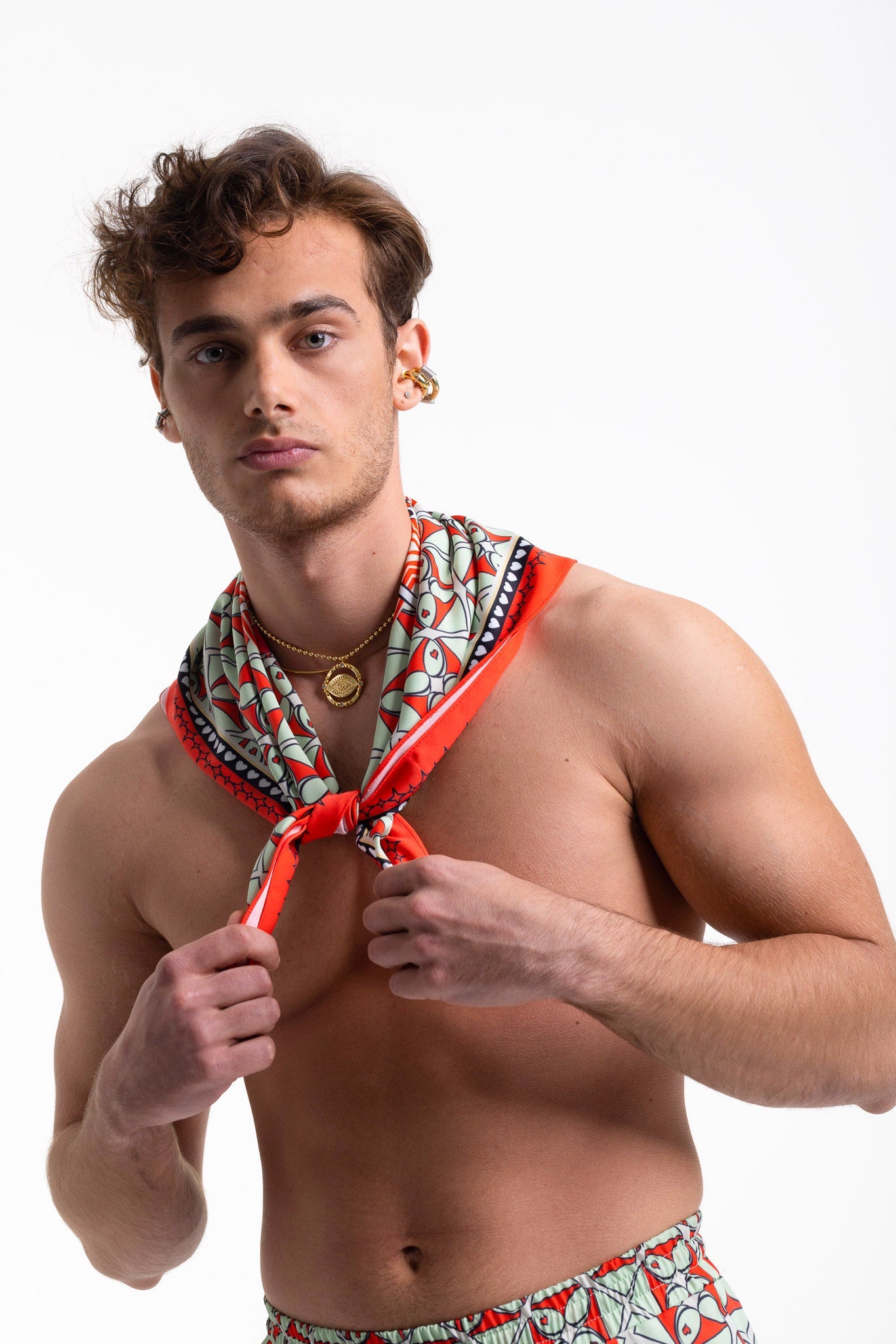 RED PAPRIKA SCARF