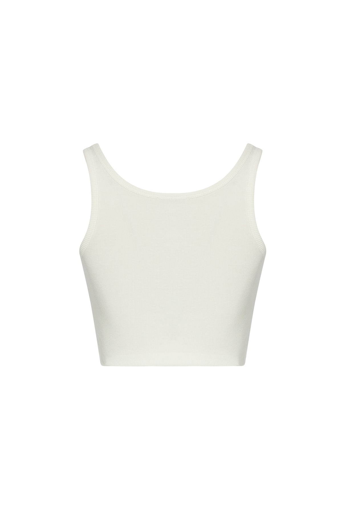 HOTTIE PRINT RIBBED CROP TOP