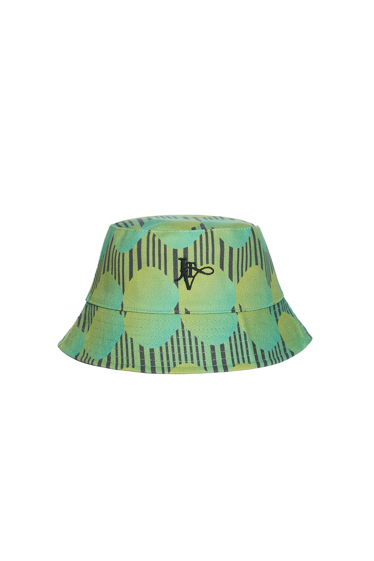 JETT GREEN DOTTED BUCKET HAT