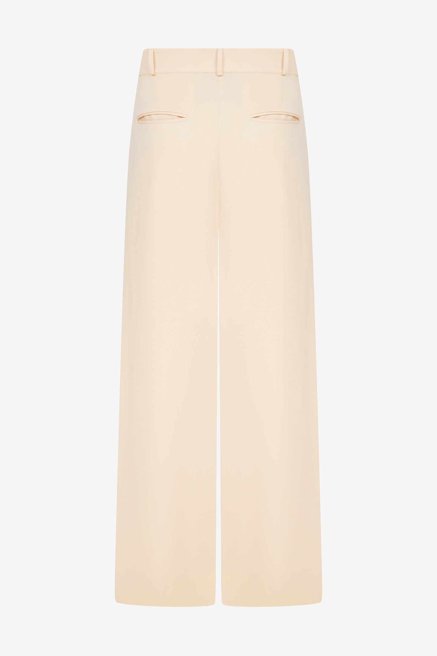 BASIS WIDE-LEG PANTS - BUTTER