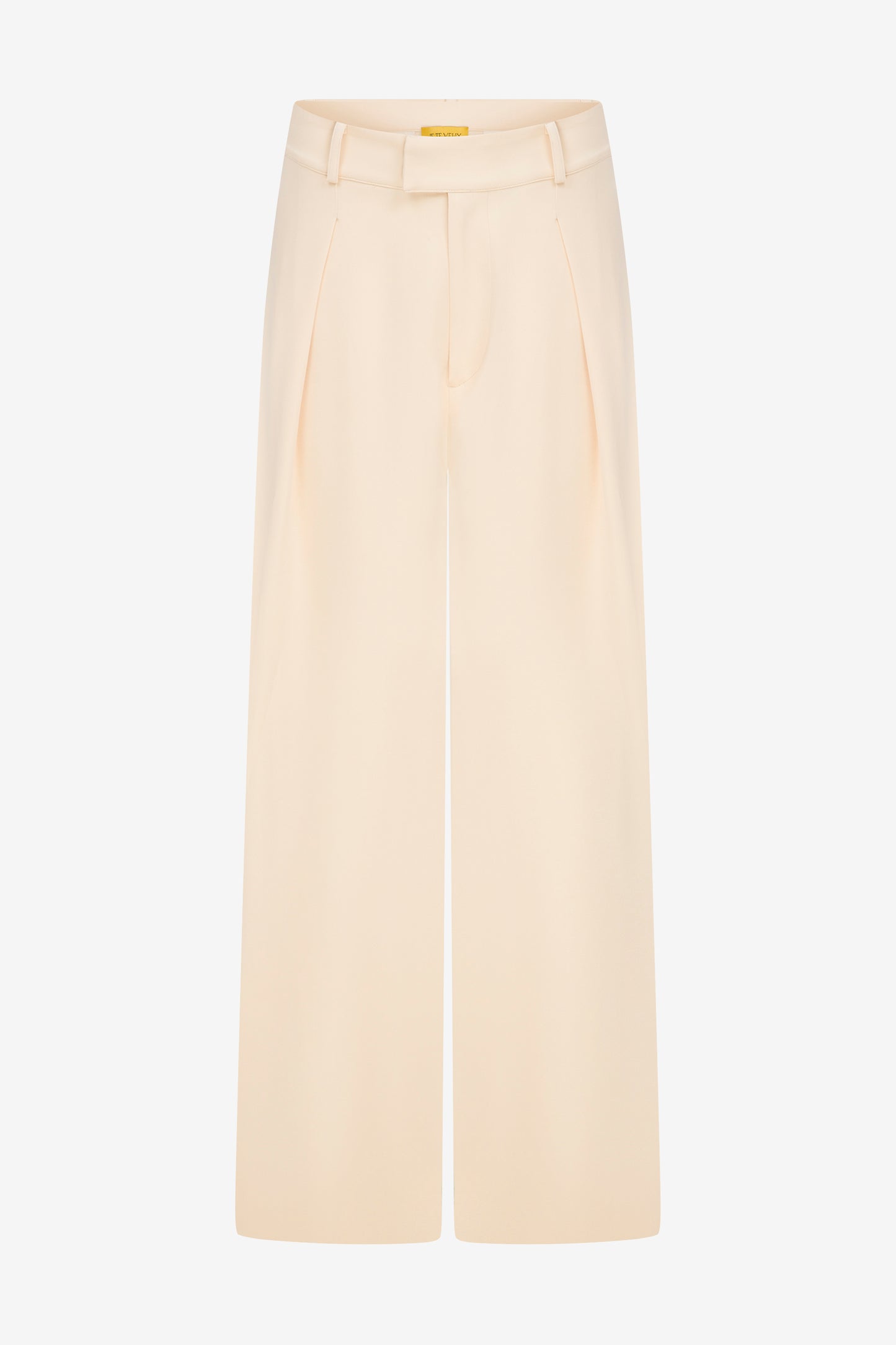 BASIS WIDE-LEG PANTS - BUTTER