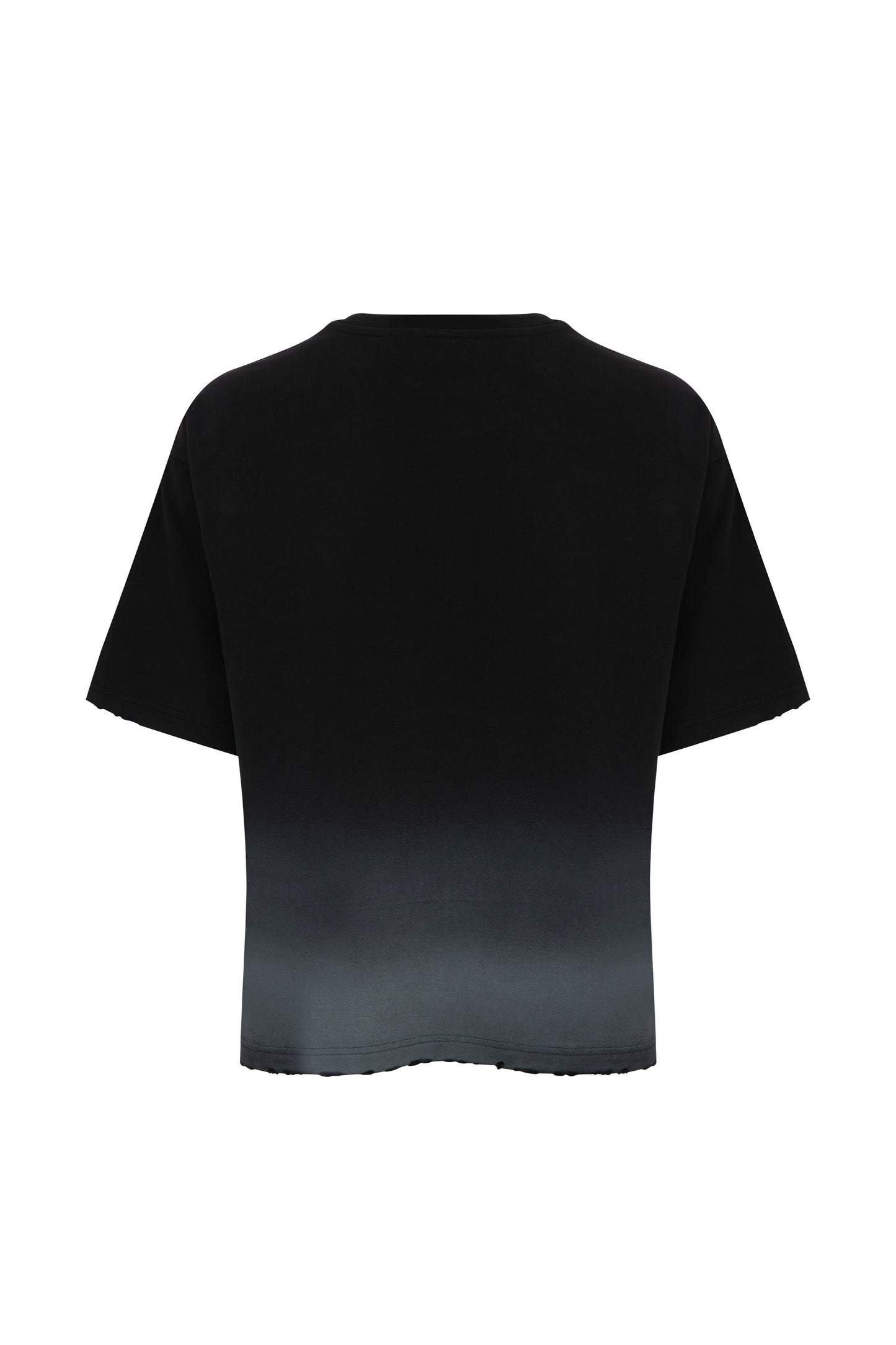 FANTASTICA WINGED HORSE PRINTED BLACK T-SHIRT